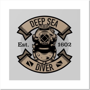 Deep Sea Diver Posters and Art